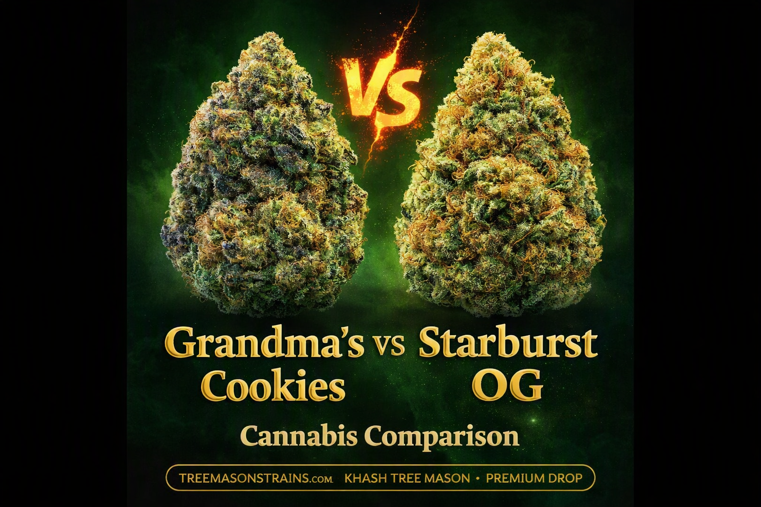Grandma’s Cookies vs. Starburst OG | Premium Cannabis Drop by Khash Tree Mason